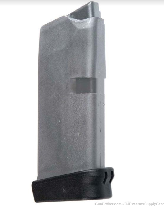 Glock 43 Extended Finger Rest / Magazine Bottom 3-PACK Black Polymer-img-1