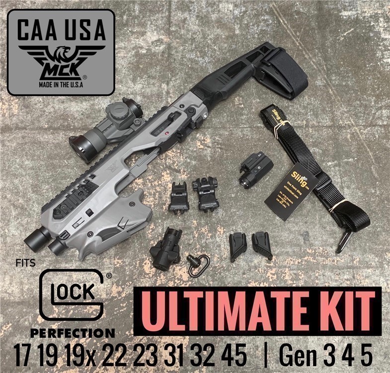 CAA MCK Micro Roni Ultimate Kit Gray for GLOCK 17 19 22 23-img-0