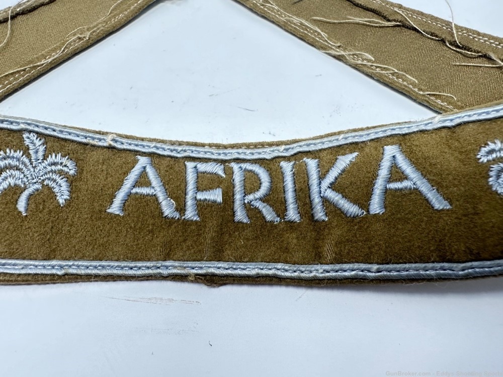 WW2 German Cufftitle “AFRIKA” -img-2