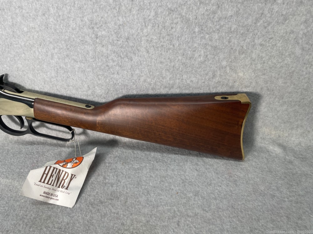 HENRY GOLDEN BOY .22 LR Lever Action Rifle 22 Wood 20" Octagon NICE!-img-4