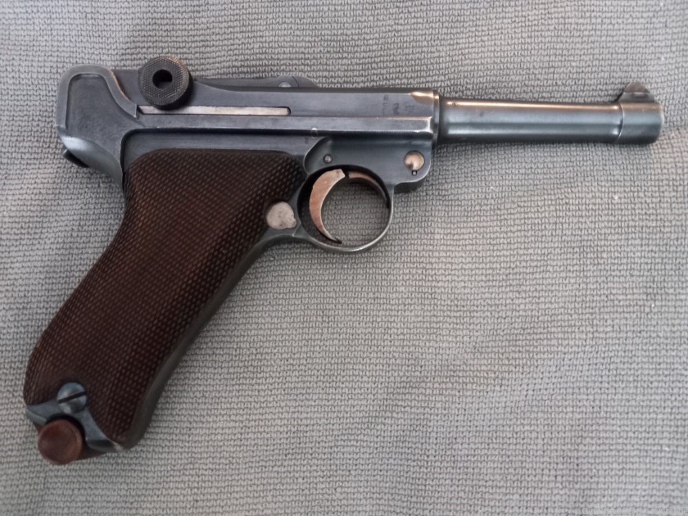 1911 Erfurt P08 "Imperial" Luger pistol, matching, unit marked-img-1
