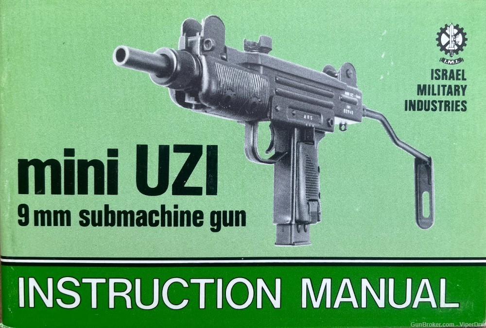 Mini Uzi Submachine Gun Instruction Manual-img-0