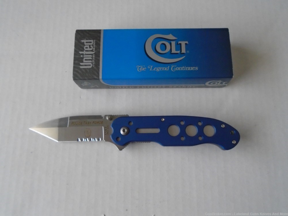 Rare & Impossible to Find Colt Police Task Force Folding Knife CT0050PTF!-img-8