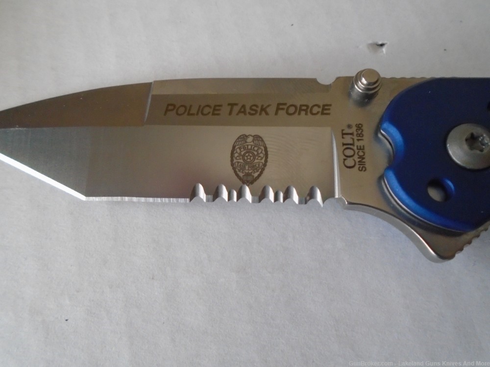 Rare & Impossible to Find Colt Police Task Force Folding Knife CT0050PTF!-img-16