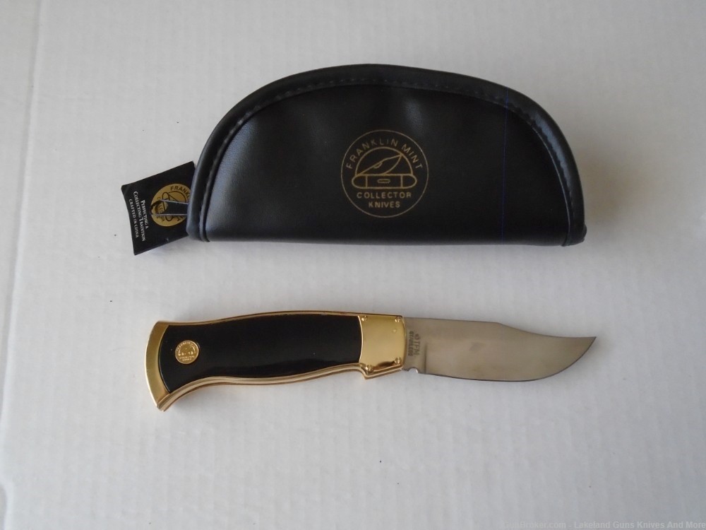 NIB VERY RARE *GOLD ENGRAVED* Colt Rampant Pony Folding Knife SOLD FOR $965-img-5