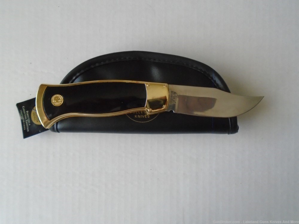 NIB VERY RARE *GOLD ENGRAVED* Colt Rampant Pony Folding Knife SOLD FOR $965-img-3