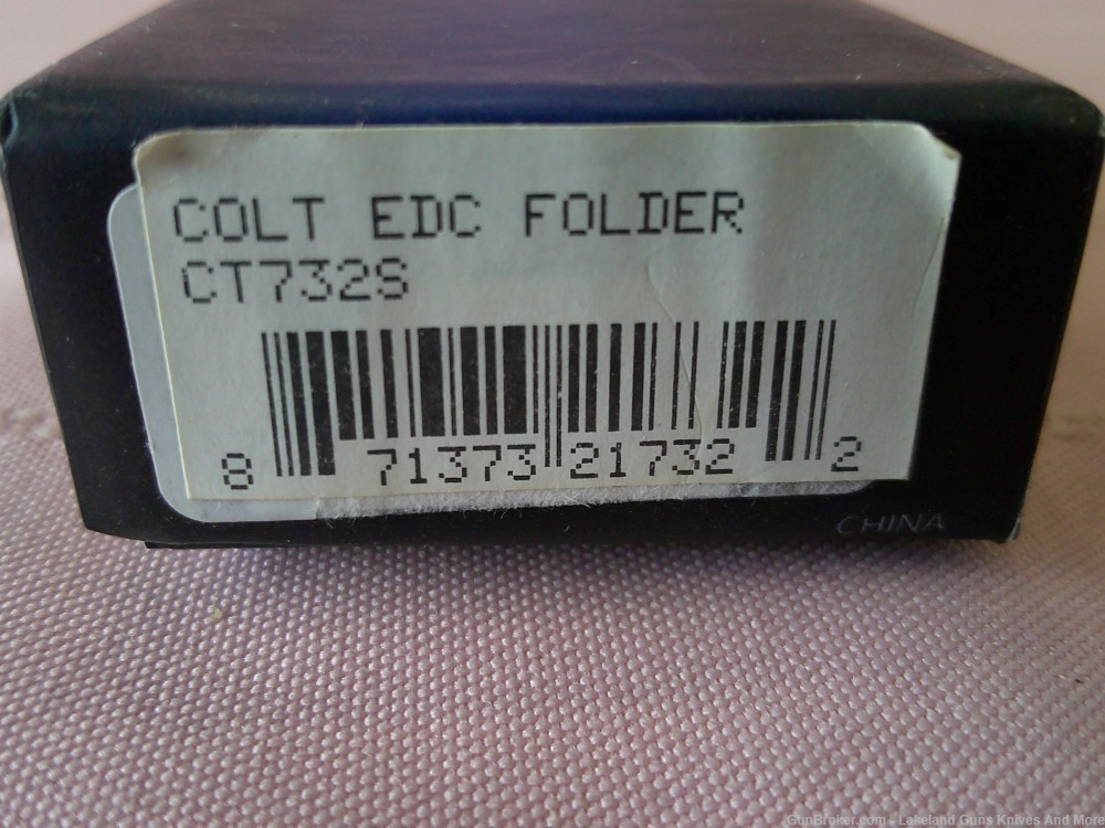 Stunning Colt Black EDC Folder Tactical Framelock Serrated Edge Knife!-img-14