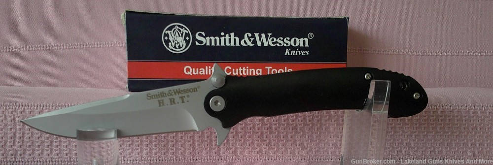 NIB Rare & Discontinued Smith & Wesson HRT Magnesium Rescue Folding Knife!-img-7