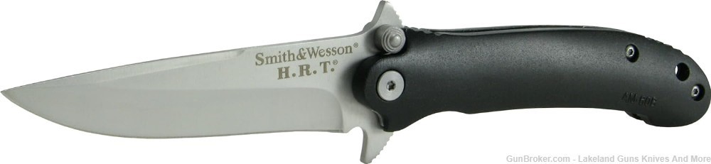 NIB Rare & Discontinued Smith & Wesson HRT Magnesium Rescue Folding Knife!-img-15