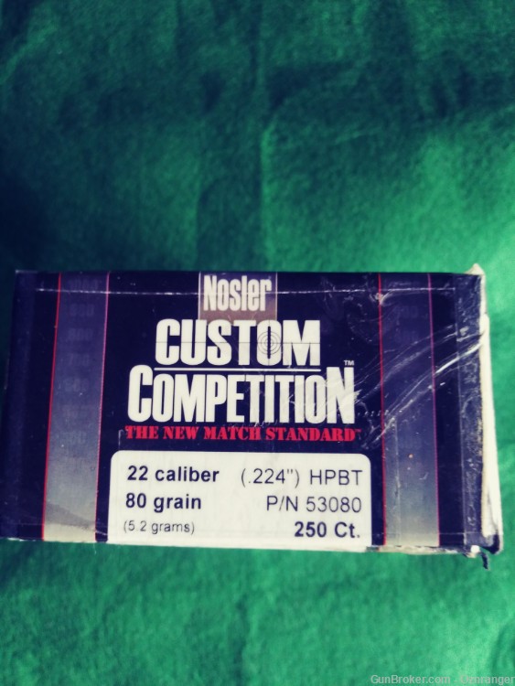 Nosler Custom Competition 22cal. / 80gr. -img-0