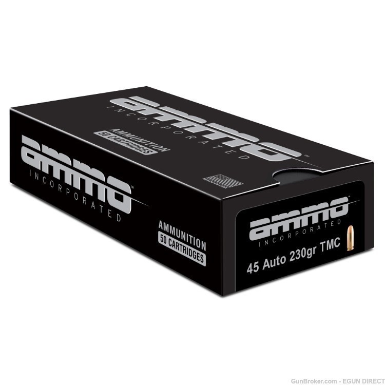 Ammo Inc Signature 45 ACP 230gr Total Metal Coating - 50rd-img-0