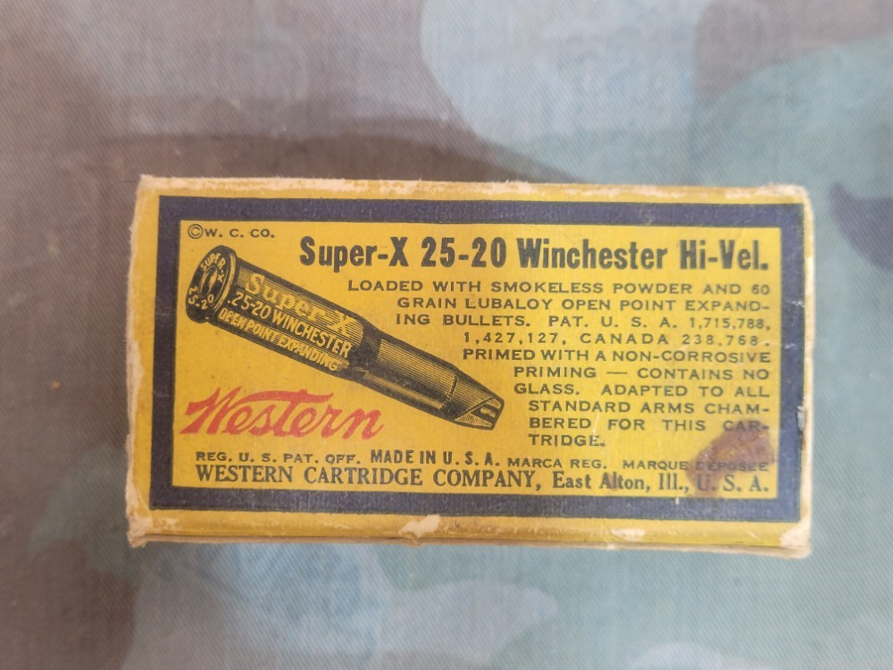 WESTERN SUPER-X 25-20 WINCHESTER HIGH VELOCITY-img-2