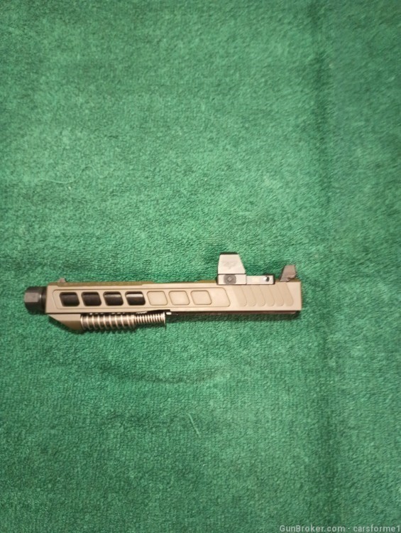 Glock G43/G43X/G48 Zaffiri Precision ZPS.3 9mm complete slide RMSc cut-img-0