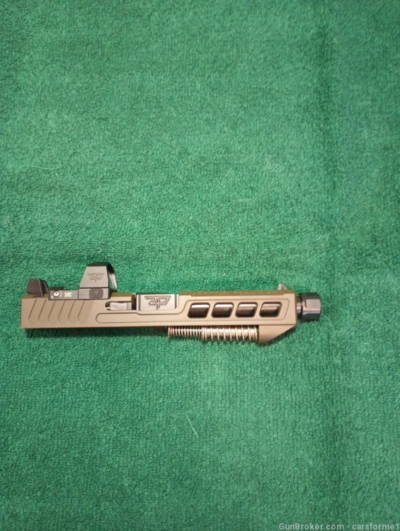 Glock G43/G43X/G48 Zaffiri Precision ZPS.3 9mm complete slide RMSc cut-img-1