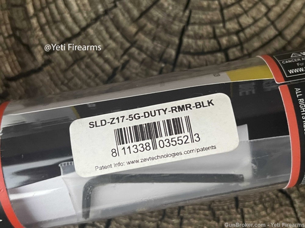 Zev Glock 17 Gen 5 Black Duty Slide W/ Ameriglo Tall Night Sights No CC Fee-img-6