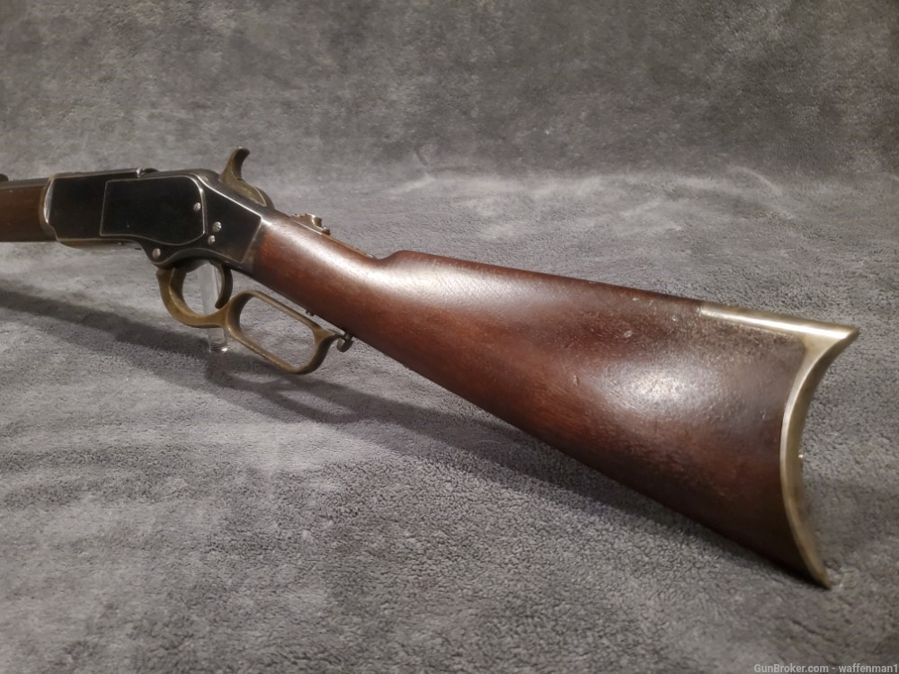 Antique Winchester 1st Model 1873 Lever Action Rifle HIGH CONDITION 44 WCF -img-23
