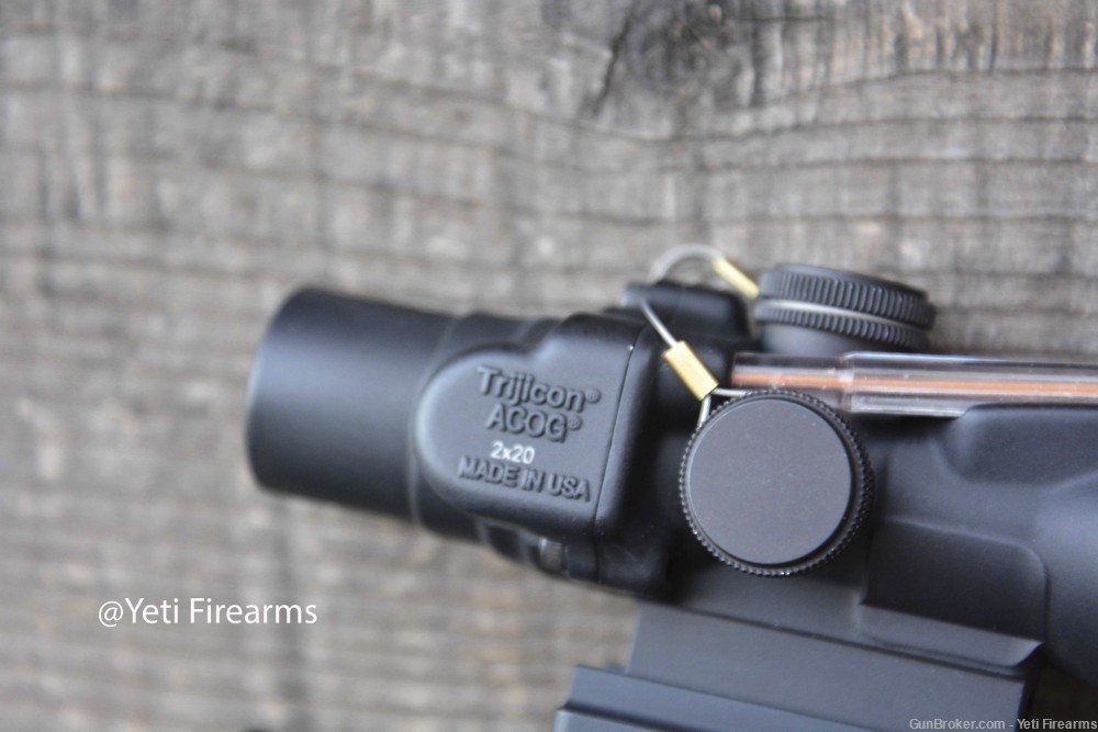Trijicon ACOG 2x20 BAC Riflescope Red Crosshair Reticle W/ American Defense-img-3