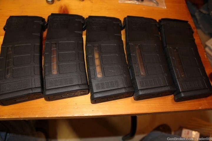 5 pack of Magpul 25 round  window Pmags for M1A-img-0