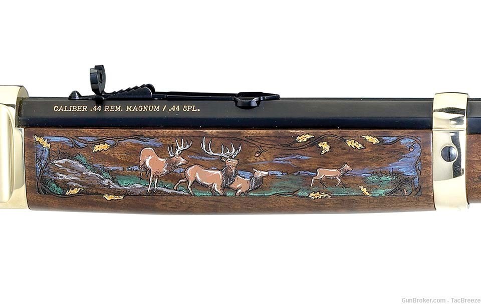 HENRY LEVER HENRY 44 44mag SPECIAL WILDLIFE Edition POLISHED BRASS 44 SPL-img-2