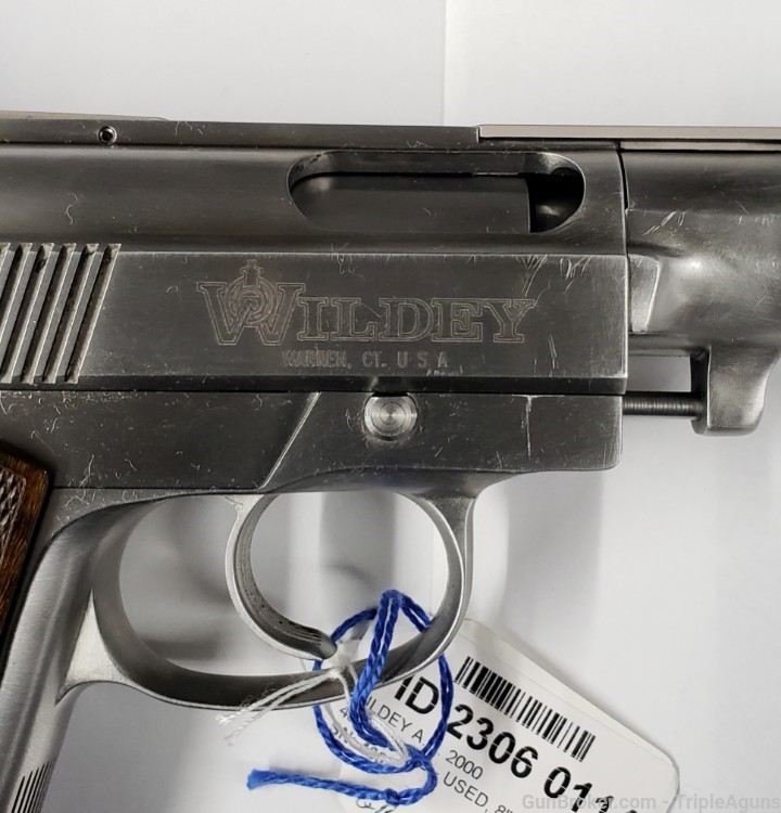 Wildey 45 Win. mag  A.D. 2000 8" Barrel NO CA. SALES Used-img-16