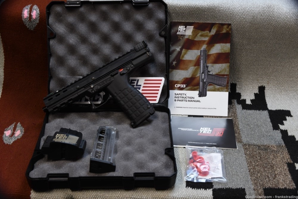 Kel Tec CP-33 22 caliber 5.5 inch bbl 2 Mags in Box as NEW-img-0