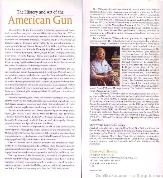 American gun RL Wilson -FREE SHIPPING 2nd Book to SAME Address-img-13