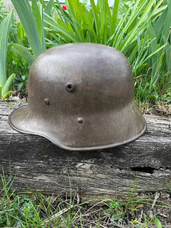 Austro-Hungarian M17 Helmet WW1 WW2-img-0