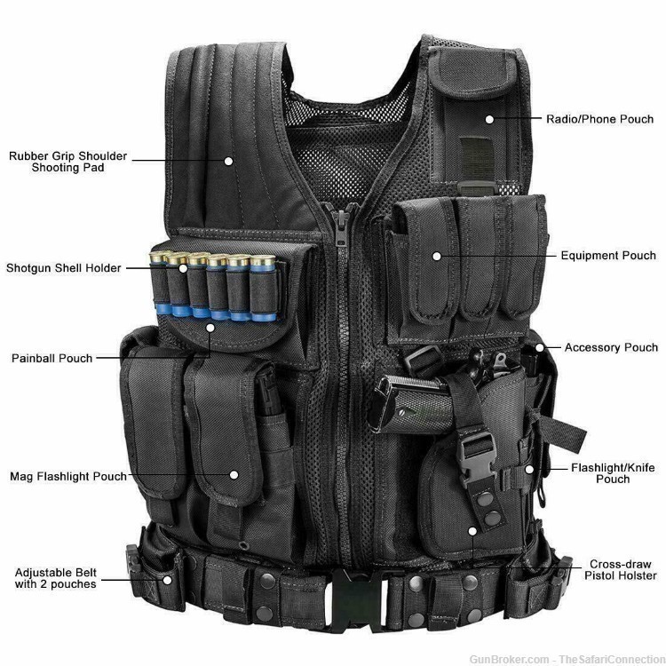 GunToolZ Tactical Assault Vest-great value-high quality-low$$-img-0