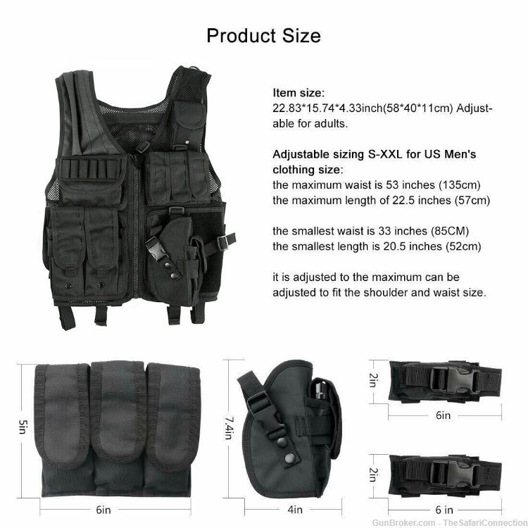 GunToolZ Tactical Assault Vest-great value-high quality-low$$-img-2