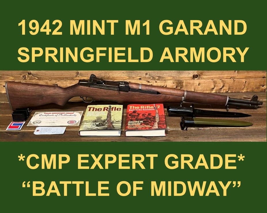 M1 GARAND SPRINGFIELD CMP 1942 6-DIGIT EXPERT GRADE MATCH BARREL .308-img-0