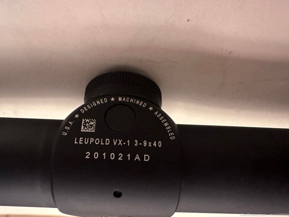 Leupold VX-I Rifle Scope 3-9x 40mm Duplex Reticle with ALUMINA Flip Cap Set-img-5