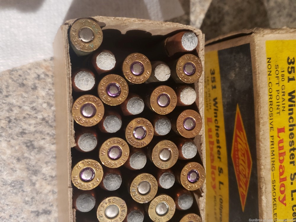 .351 sl Winchester win self loading ammo ammunition western full box 1907sl-img-4