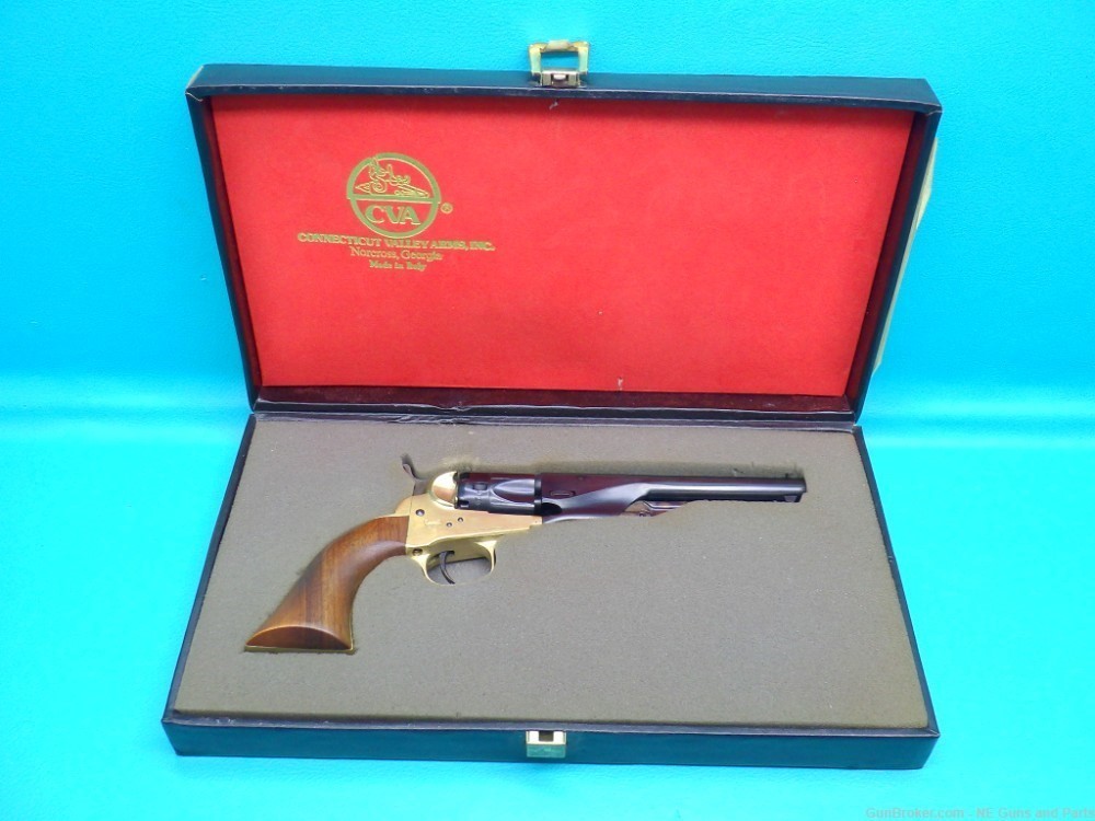  Colt 1862 Pocket Police Replica by ASM/CVA .36cal 5.5"bbl Revolver W/ Box-img-0