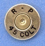 R-P Nickel 45 COLT Hat Pin, Tie Tac  Bullet Ammo-img-0