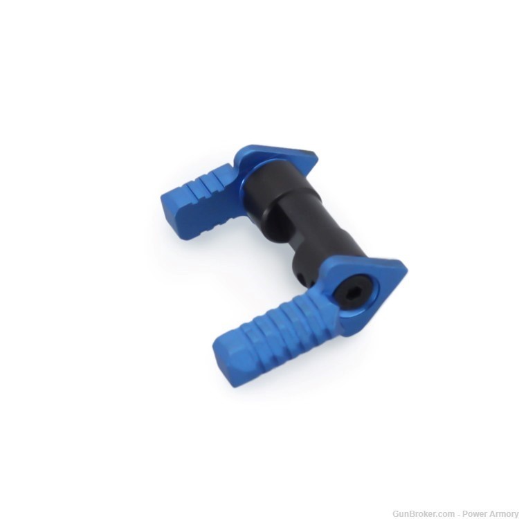 .223 .556 Blue Ambi Safety Selector Ambidextrous For AR15 lower-img-0