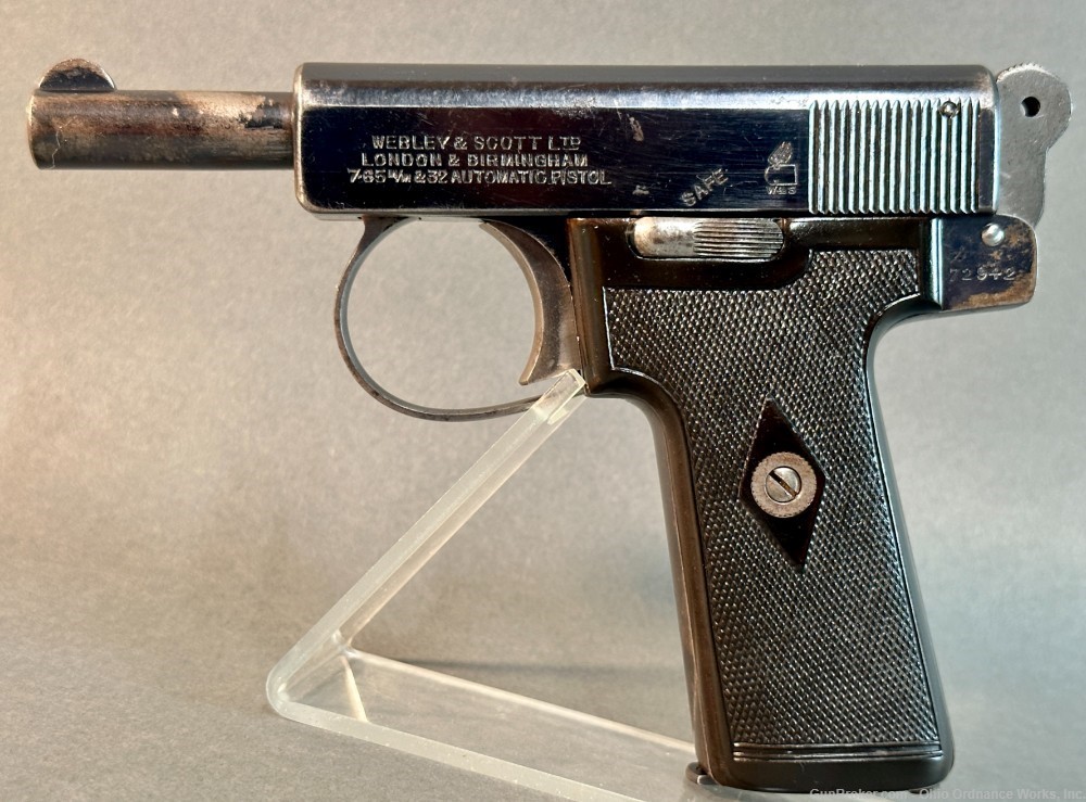 Webley & Scott W&S Model 1908 Pocket Automatic Pistol-img-0
