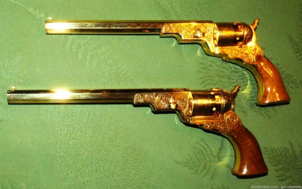 Cased and Engraved Deluxe Colt Paterson Set by American Historical Society -img-12