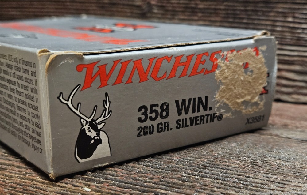 Winchester 358 Win 200gr Silvertip Ammo 20 Rounds-img-0