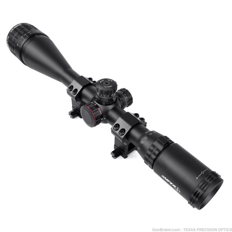 Sniper 4-16X50 Hunting Rifle Scope Tri-Color Illuminated Mil-Dot Reticle-img-8