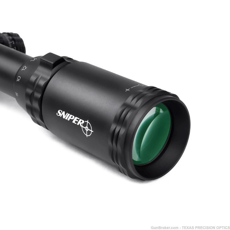 Sniper 4-16X50 Hunting Rifle Scope Tri-Color Illuminated Mil-Dot Reticle-img-4