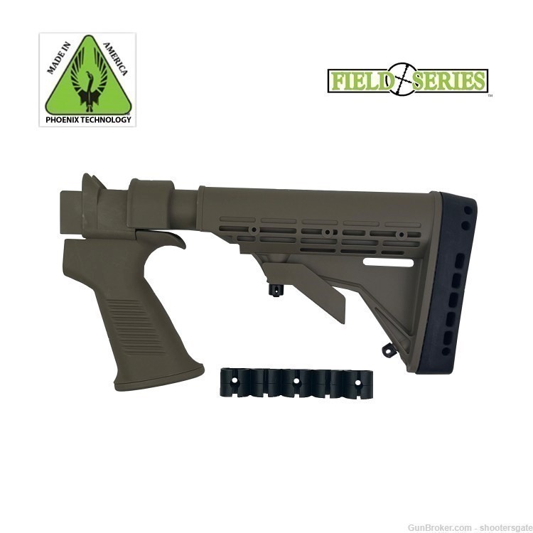 Saiga 12ga Field Series Tactical Pistol Grip Recoil Buttstock (FDE)-img-0