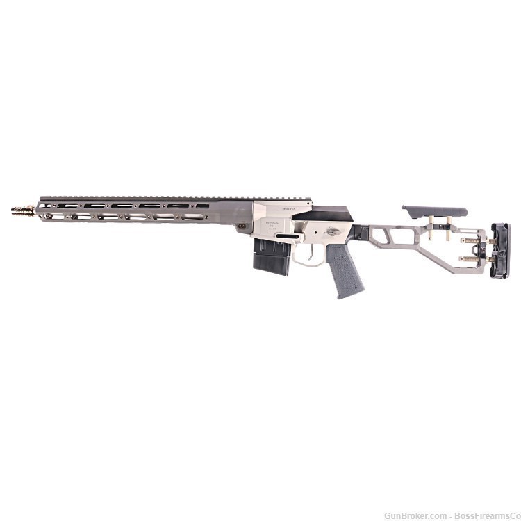 Q LLC Mini Fix 5.56 NATO Bolt Action Rifle 16" MINIFIX-556-16IN-GRAY-img-0