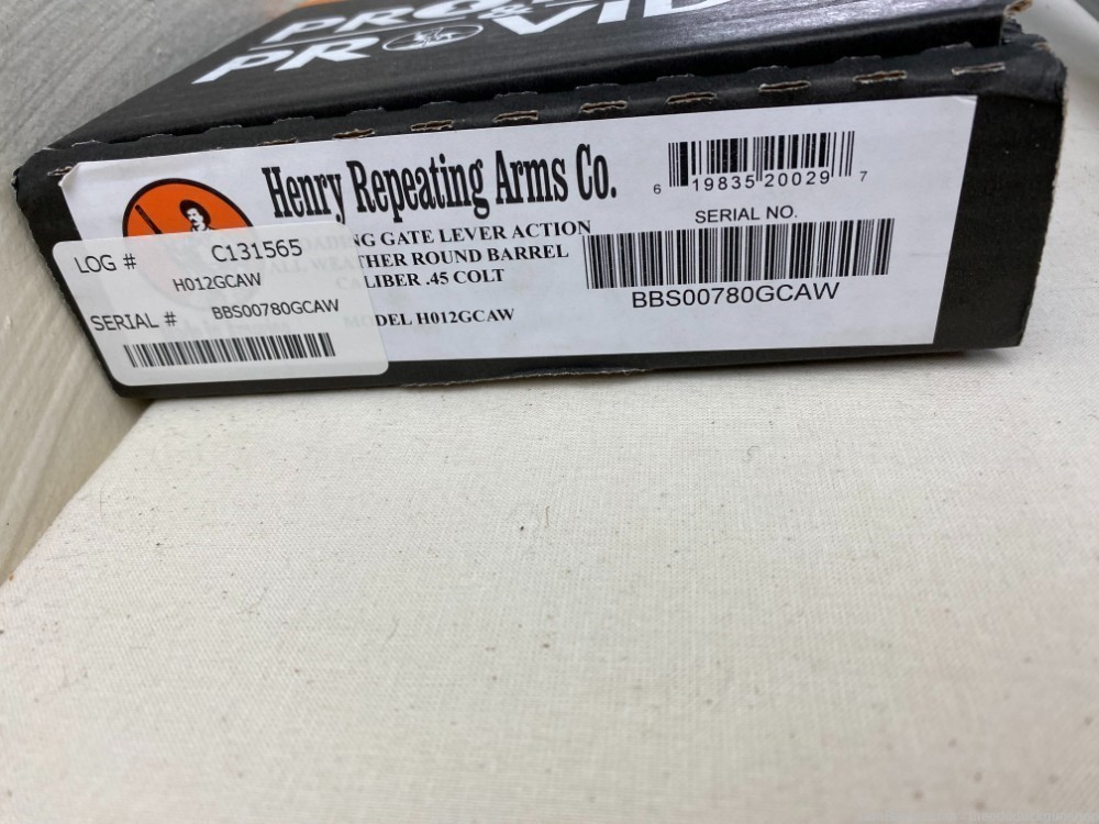 Henry All Weather Round Barrel 45 Colt 20" NIB-img-5
