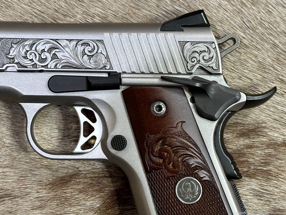 NEW RUGER SR1911 45 ACP LIMITED EDITION 75TH ANNIVERSARY ENGRAVED STAINLESS-img-12