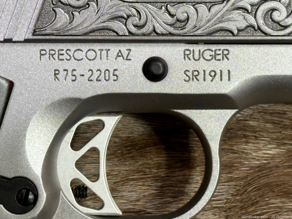 NEW RUGER SR1911 45 ACP LIMITED EDITION 75TH ANNIVERSARY ENGRAVED STAINLESS-img-5