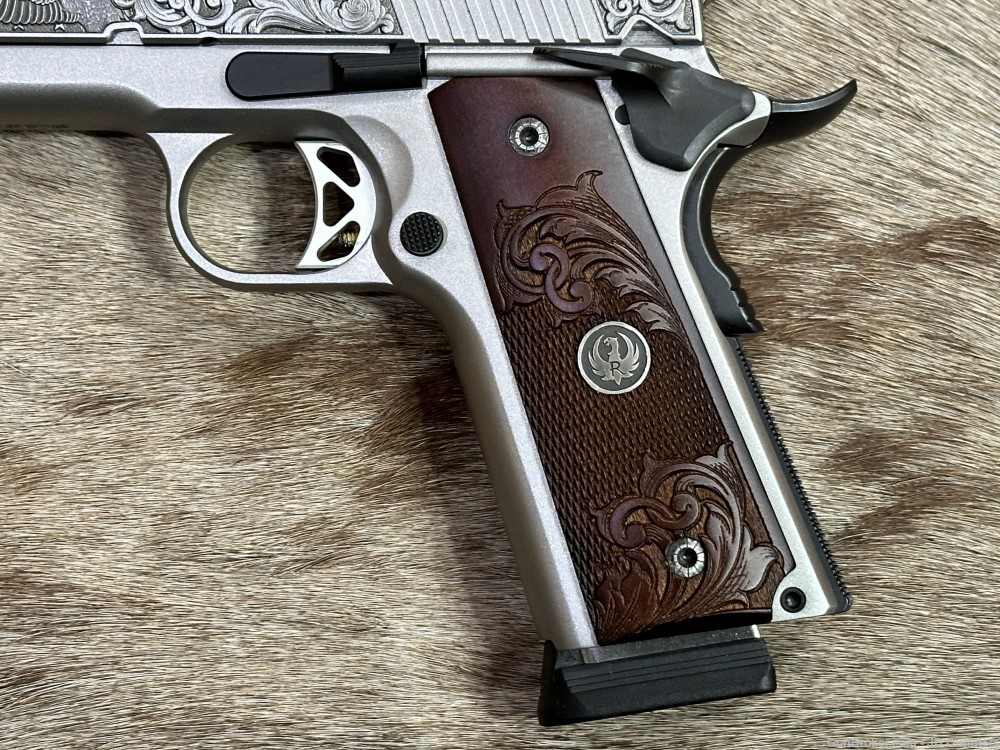 NEW RUGER SR1911 45 ACP LIMITED EDITION 75TH ANNIVERSARY ENGRAVED STAINLESS-img-11