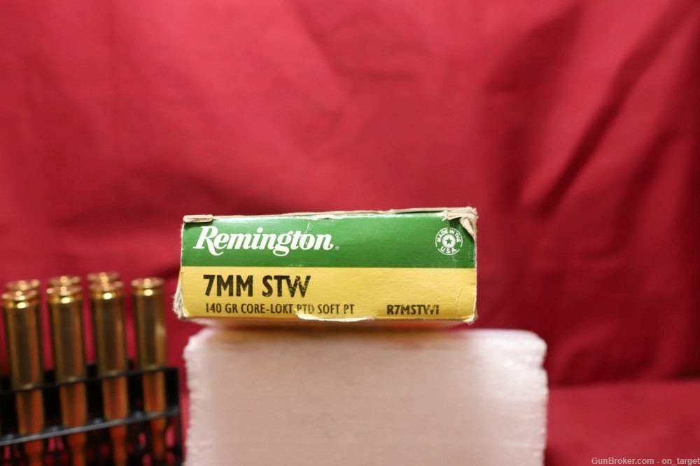 7mm STW Remington 20 Rounds Factory Loaded 140 GR. NO CC FEES-img-1