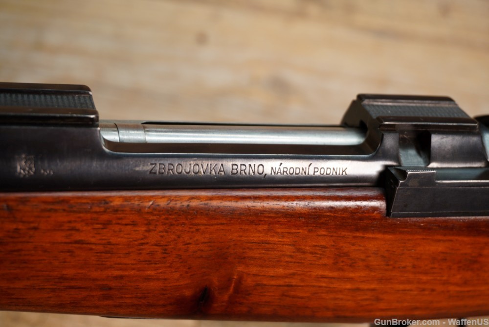 BRNO Commercial Mauser 98 SMALL RING sporting CZ 8mm 8x60mm C&R 1950s-img-36