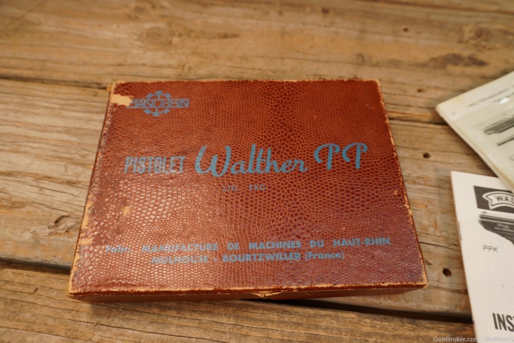 Walther PP 1950s TWO MATCHING MAGS box, manual C&R 32 ACP nice -img-3