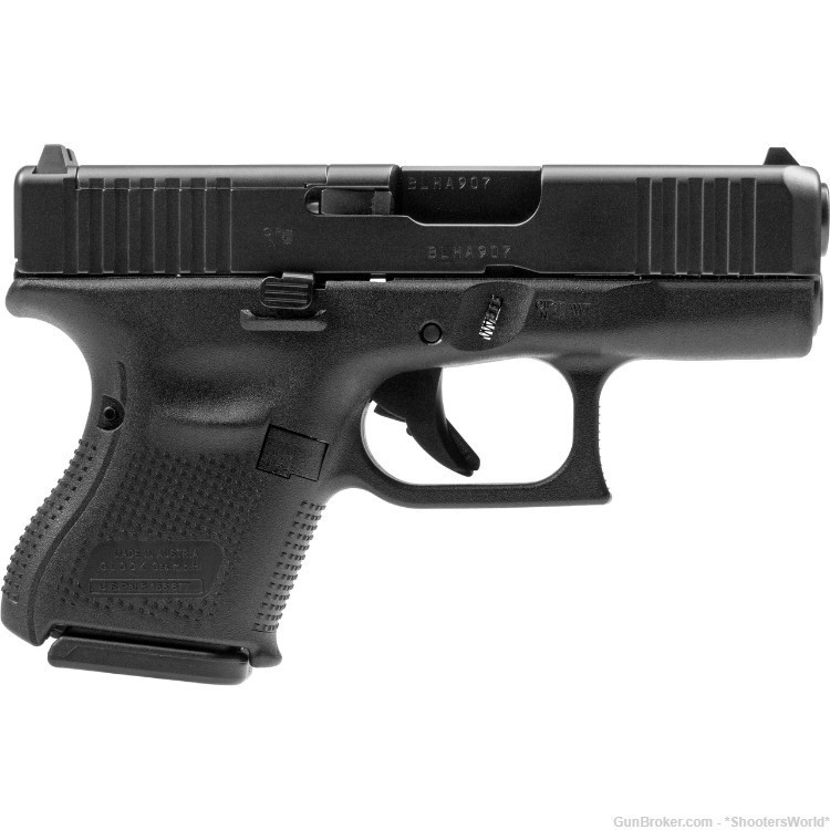 Glock 26 Gen5 MOS Semi-auto 9mm 3.43" Barrel 10+1 Rounds - UA265S201MOS-img-1